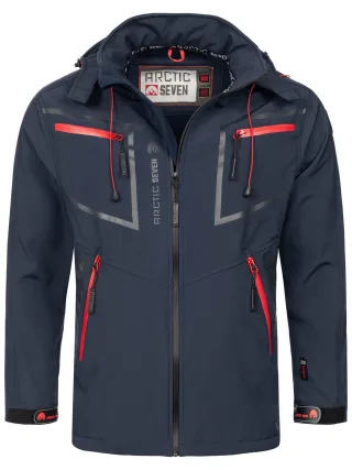 Arctic Seven Herren Softshell Jacke Navy