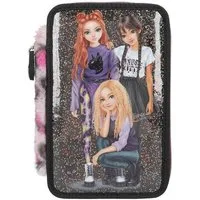 Depesche Federmäppchen TOPModel 3-Fach Federtasche 7,5 x 13 x 20 cm, (1-tlg)