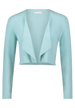 Betty & Co - Feinstrickjacke pastel turquoise - Gr. - 40