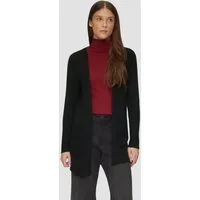 s.Oliver Cardigan Strickjacke Lange Strickjacke mit Rippbündchen