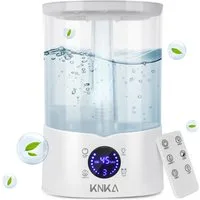 KNKA PRO Luftbefeuchter Top Fill Luftbefeuchter, 4 l Wassertank, Leiser Raumluftbefeuchter für Schlafzimmer Kinderzimmer Pflanzen Baby