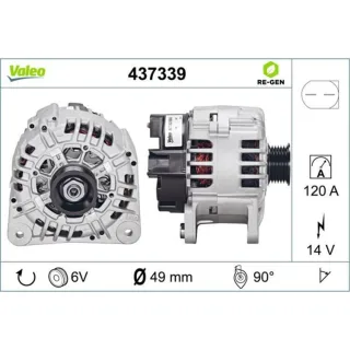 Valeo Lichtmaschine Audi Ford Seat Skoda VW 437339