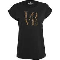 Be Famous Print-Shirt Classic Roll Up LOVE (1-tlg., keine)