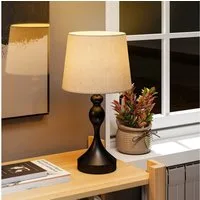 HOMCOM Tischleuchte Tischlampe mit 3 Farbtemperaturen, USB-A- und USB-C-Ladeanschlüssen, Ein-,Ausschalter, LED, Warmweiß, Neutralweiß, Kaltweiß, für Schlafzimmer, Wohnzimmer, Schwarz