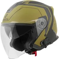 Bogotto Motorradhelm H586 BT Illus Bluetooth Jethelm, integriertes Kommunikationssystem,geeignet für Brillenträger,hera