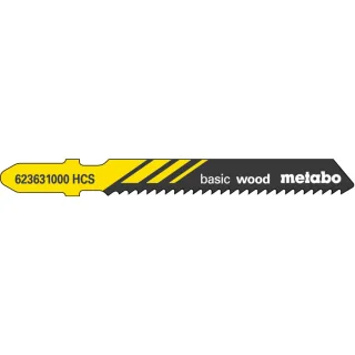 Metabo Stichsägeblätter basic wood 51/2",0 mm, HCS - 5 Stück - 623631000