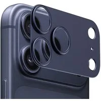 Wigento Handyhülle Für Apple iPhone 17 Pro Kamera Full Schutzring Aluminium Blau, Aluminiumlegierung, hohe Lichtdurchlässigkeit, Anti-Fingerprint