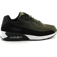Sonderpostendiscount Herrensneaker F5-12 Olive mit Luftpolster Sneaker