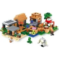 Athlix Klemmbausteine Set kompatibel mit Lego für Minecraft Fans Baustein Spielbausteine