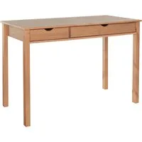 Home affaire Schreibtisch Gava, massives Kiefernholz, für das home office, Breite 100/120/140/160 cm