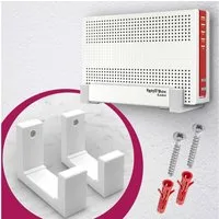 Mobilefox Wandhalterung Router Wandhalterung passend für AVM Fritzbox Model 6590 oder 6591