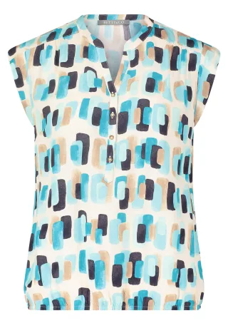 Betty & Co - Blusentop nature/mint - Gr. - 46