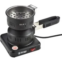 B-Home Gaskocher Elektrischer Shisha Kohleanzünder mit Greifzange "Hookah" - 450 Watt