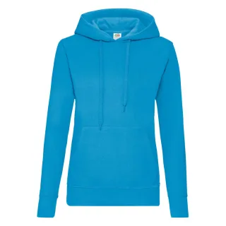 Fruit of the Loom - "Classic" Kapuzenpullover für Damen (Azure Blau)