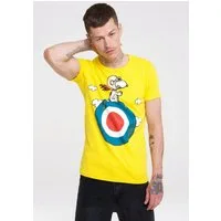 LOGOSHIRT T-Shirt Peanuts - Snoopy Pilot mit lizenziertem Print