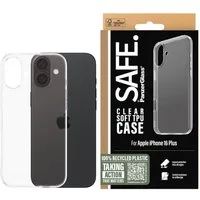 SAFE by PanzerGlass Handyhülle Soft TPU Case für Apple iPhone 16 Plus, Backcover, Schutzhülle, Handyschutzhülle, Case, Schutzcase, stoßfest