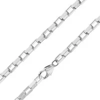trendor Kette ohne Anhänger Herren-925 Silber Venezia 3,9 mm