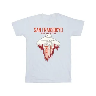 Disney - "Big Hero 6 San Fransokyo" T-Shirt für Herren (Weiß)