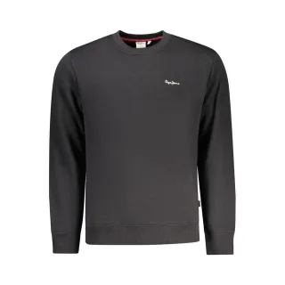 Pepe Jeans Schwarzes Polyester Herren Sweatshirt