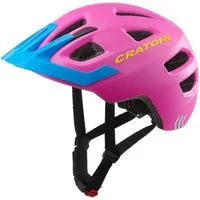 Cratoni Fahrradhelm Maxster PRO #21 matt pink/blau