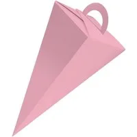 itenga Schultüte itenga Geschenktüte Schultüte mit Griff 14 cm Rosa