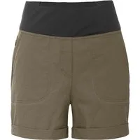 Bergson Outdoorhose PUSULA Short Damen Shorts, leicht, elastisch, strapazierfähig, Normalgrößen, braun