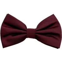 Fabio Farini Fliege Rote Herren Fliegen - Männer Querbinder Vorgebunden Bowtie (1-St., Unifarben) Rotbraun - einfarbig Uni - Chestnut
