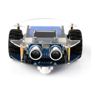 Raspberry Pico2Go Mobile Robot Based On RP2350-Plus Self Driving Remote Control with Control Board DIY Smart Car Kit