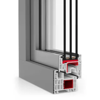 Kunststoff-Alu Fenster, TwinSet neo MD, 510 x 510 mm, einteilig, festverglast, individuell konfigurieren