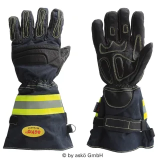 Brandhandschuh Defender askö | lange Stulpe | EN 659 | flammfest | antibakterieller Silberfaden | direkte Feuerbekämpfung | Innenangriff 5