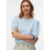 Vero Moda Rundhalspullover VMDOFFY 2/4 O-NECK PULLOVER GA NOOS Materialmix, regular fit