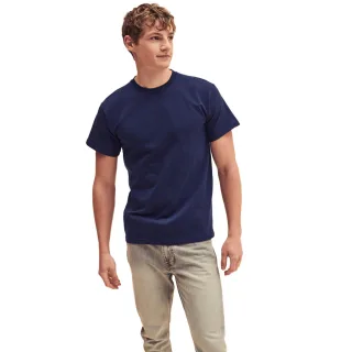Fruit Of The Loom | Mens Crew Neck Kurzarm T-Shirt-Navy (5 Pack)
