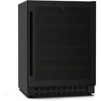 Klarstein Weinkühlschrank Velaire Unterbau-Weinkühlschrank 46 Flaschen Dual-Zone UV-Schutz Touch, für 46 Standardflaschen á 0,75l,Flaschenkühlschrank Weintemperierschrank Weinschrank für den Unterbau