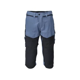 MASCOT Herren Dreiviertel-Hose mit Knietaschen CUSTOMIZED Steinblau / Schwarzblau 52 - 22249-605-85010-C52