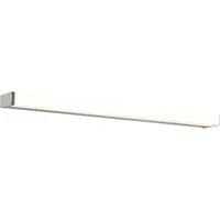 TRIO Leuchten LED Wandleuchte, LED fest integriert, Warmweiß, Flache Bad-Lampe für Wand, Spiegel-Leuchte aus Metall, Breite: 80cm