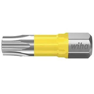 Wiha Bit Set Y-Bit 25 mm TORX (T30) 5-teilges Set 1/4 zoll C6,3 in Box - 6 Stück - 41596