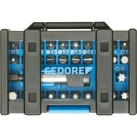 Bit-Box Allround 32-teilig (666-032-A ), Bit-Satz schwarz/blau, mit Bit-Halter mit Schnellspannsystem