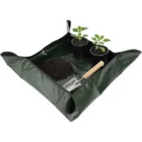 Bradas Gartenpflege-Set Pflanzmatte Umtopfmatte 100x100cm Umtopfen Pflanzen Blumen Setzlinge
