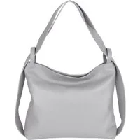 MIRROSI Beuteltasche aus Echtleder, Made in Italy, Shopper Tasche auch als Rucksack 2 in 1, Tragetasche (47x37x9cm) mit viel Stauraum