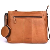 Benthill Umhängetasche Damen Echt Leder Handtasche Shopper Vintage Umhängetasche, Schultergurt / Umhängegurt Reißverschlussfach