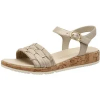 Tamaris aus Leder kein Absatz 1-28156-44 Plateausandaletten