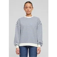 URBAN CLASSICS Rundhalspullover Ladies Oversized Striped Crewneck