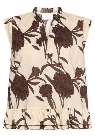 CARTOON - Casual-Bluse beige/braun - Gr. - 42