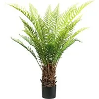 Kunstpflanze Baumfarn Dicksonia Baumfarn, Creativ green, Höhe 115 cm, in beeindruckender Größe