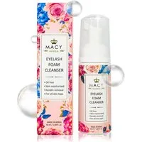 Macy Wimpernpflege Wimpernverlängerung Wimpernshampoo Wimpern Reiniger Cleanser, 1-tlg., Natürlich, Volles Volumen