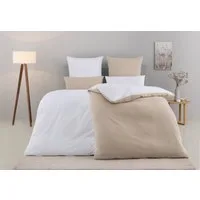 OTTO home Wendebettwäsche Desner2 100% Microfaser, extra weich, allergikerfreundlich, Microfaser, 3 teilig, Premium Qualität, uni, schnell trocknend, pflegeleicht, ab 135x200 cm