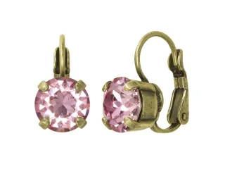 konplott - Ohrringe - Black Jack pink