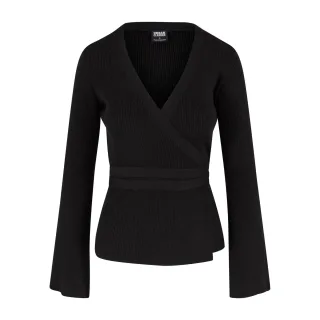Urban Classics - Strickjacke Wickel für Damen (Schwarz)