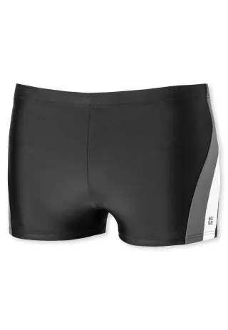 SCHIESSER - Badehose mit Bein schwarz - Gr. - 5
