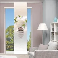 HOME WOHNIDEEN Schiebegardine BENESSA (1 St), Klettband, blickdicht, HxB: 245x60